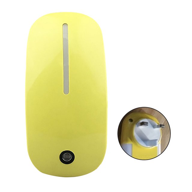 MesaSe Wall Light LED Soft Warm Bedside Night Lamp Backlight Energy-saving Sensor Light for Bedroom Yellow