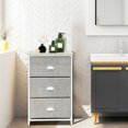 thumbnail image 4 of Gymax 3 Drawer Nightstand Side Table Storage Tower Dresser Chest Home Office Furniture, 4 of 10