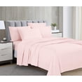 thumbnail image 1 of Swift Home Luxury 6-Piece Sheet Set with Extra Pillow Case, King, Blush, 1 of 3