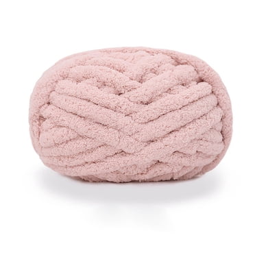 DIY Knitting Yarn for Beginners Bulk Wool Blend Fiber Soft Thick Hand Knitting Crochet Yarn for Scarf Blanket Making