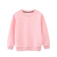 thumbnail image 1 of QUDDERR Chandails en Molleton pour Enfants Garçons Filles Couleurs Unies Col Rond Chandail Unisexe Manches Longues Printemps Automne Taille 2-7T, 1 of 8