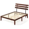 thumbnail image 1 of Costway 15.5 Inch Queen Size Bed Frame with Retro Headboard &Under-Bed Storage Space, 1 of 10