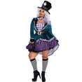thumbnail image 1 of Women's Plus Size Delightful Mad Hatter Costume, 1 of 1