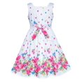 thumbnail image 2 of Girls Dress Pink Flower Petal Summer Sundress 12 Years, 2 of 6