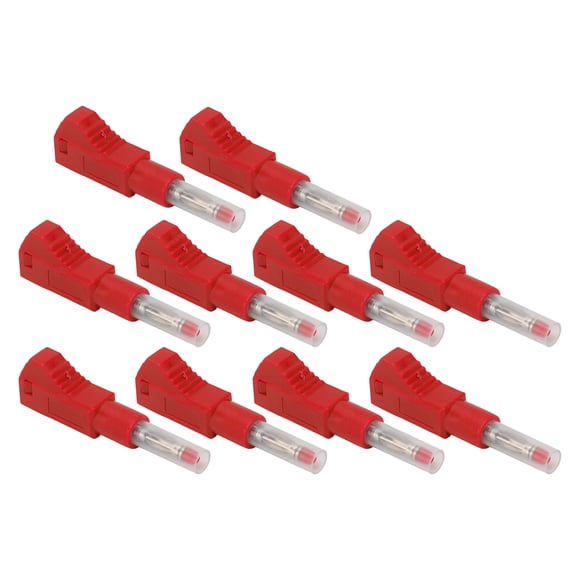 Fiches Bananes, Connecteurs de Haut-Parleur à Fiche Banane 4 mm CAT II 600 V 32 A avec 10 Pcs pour Équipement Numérique