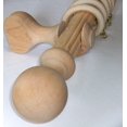 thumbnail image 4 of Finial Wood Ball Unfnshd 1-3/8, 4 of 4