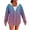 Blue, variant on Womens Zip Up Hoodie, Oversized Fleece Pullover with Full Zipper and Adjustable Hood, Casual Long Sleeve Sweatshirt Jacket for Daily Wear