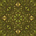 thumbnail image 1 of Ahgly Company Machine Washable Indoor Square Transitional Dark Yellow Green Area Rugs, 6' Square, 1 of 7