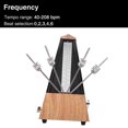 thumbnail image 3 of ammoon Universal Pyramid Mechanical Metronome ABS Material for Guitar Violin Piano Bass Musical Instrument Practice, 3 of 8