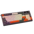 thumbnail image 4 of Bunblic Russian Mechanical Gaming Keyboard PBT Keycaps 38.5x14.5cm Wireless Keyboard black orange, 4 of 8