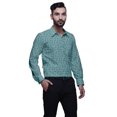 thumbnail image 3 of BESTMAN Printed Cotton Shirt With Pockets Spread Collar Button Down Formal Shirt, 3 of 5