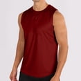 thumbnail image 1 of Liquidation Horkkom Débardeur pour Homme Été Couleur Unie Col Rond Chandails de Musculation Décontracté Extérieur Entraînement Chandails Sans Manches, 1 of 6
