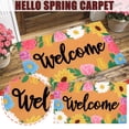 thumbnail image 1 of RXIRUCGD Home Decor Welcoming Spring Decoration Door Mat Anti-slip Bottom Indoor Outdoor Carpet, 1 of 8
