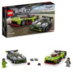 LEGO Champions de vitesse Aston Martin Valkyrie AMR Pro et Aston Martin Vantage GT3 76910 Kit de construction de jouets (592 Pièces)