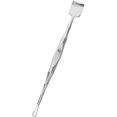 thumbnail image 2 of KAKOWELY Outils de Maquillage pour Nez et Visage Pelle Nettoyante pour Boutons du Visage en Acier Inoxydable Grattoir à Double Extrémité pour Points Noirs Outil de Préparation de Boutons Outil de Nettoyage de Boutons en Métal Outil Extracteur de Points Noirs, 2 of 4