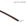 thumbnail image 2 of Unique Bargains 49.21 Yards 5mm Flat Suede Cord Leather String for DIY Crafts Dark Coffee 1 Roll, 2 of 4