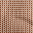 thumbnail image 1 of oneOone Polyester Spandex Brown Fabric Geometric Craft Projects Decor Fabric Printed By The Yard 56 Inch Wide, 1 of 5