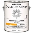 thumbnail image 2 of Rust-Oleum Colour Spark™ Paint + Primer, Exterior Flat, White 3.78 L, 2 of 2