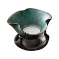 thumbnail image 2 of 1 Ensemble Filtre à Thé Rétro en Céramique Soucoupe Créative Design Anti-Fuite Vert, 2 of 8