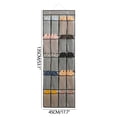 thumbnail image 3 of Hanging Shoe Organizer with 20 Pockets - Over Door Storage Rack for Shoes, Accessories & Toiletries - Large Capacity Non-Woven Fabric Organizer with Transparent Mesh Pockets, 3 of 5
