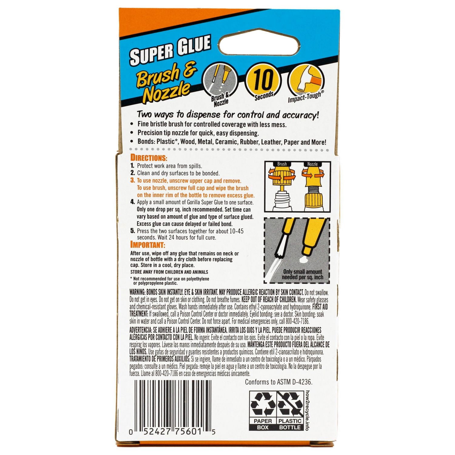 Brush & Nozzle Super Glue