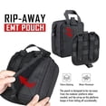 thumbnail image 2 of maskred Cloth Durable Construction First Aid Kits Bag Foldable First Aid Bag black 1Set, 2 of 6