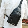 thumbnail image 2 of Kyusrd Summer All Sale!Strap Bag Backpack With USB Hole With Headphone Hole Strap Backpack Hiking Backpack Multipurpose Chest Bag, 2 of 7