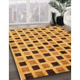 thumbnail image 2 of Ahgly Company Indoor Rectangle Abstract Orange Oriental Area Rugs, 2' x 4', 2 of 6
