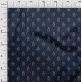 thumbnail image 2 of oneOone Viscose Chiffon Fabric Leaves & Floral Block Print Sewing Fabric BTY 42 Inch Wide, 2 of 5