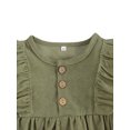 thumbnail image 4 of Kmbangi Baby Romper, Combinaison à Manches Longues, Couleur Unie, 4 of 7