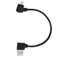 thumbnail image 2 of Câble à Angle Droit, Performance Stable USB A à Micro USB Premium Matériel Résistance à l'Usure Large Application pour Téléphone Mobile pour Caméra pour Téléviseurs, 2 of 8