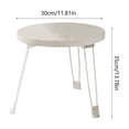 thumbnail image 3 of Kyusrd Soldes d'Été sur Tout! Petite Table Pliable, Petite Table Ronde Mobile, Petite Table Basse Pliable, Petite Table à Manger, Convient pour une Utilisation à Côté du Sofa, 3 of 6