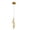 3Color Light Aureate, variant on GROWTH TANK Hanging Lamp Home Chandelier LED Pendant Lights Spiral Ceiling Light Fixture for Warm Light Aureate