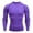 Purple, variant on LUOGENLI Male T-shirts for Mens Mens Fitness Long Sleeve Running Sports T Shirt Men Thermal Muscle Athletic Gym Compression Clothes Tee T-shirts Mens Big and Tall Easter Red XL