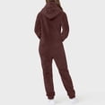 thumbnail image 4 of Combinaison pour Femmes à Manches Longues avec Capuchon, Pyjama une-Pièce Décontracté d'Hiver Chaud, Tenue de Nuit, Combinaisons Grande Taille pour Femmes aux Formes en Liquidation, 4 of 6