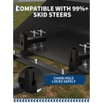 thumbnail image 3 of QinaQin Heavy-Duty Clamp Pallet Forks for Tractor Loaders – 60-Inch Fork Arms, 4000 Lb Load Capacity, Adjustable Stabilizer Bar, Quick-Release Bucket Attachment, Skid Steer Loaders, 3 of 8