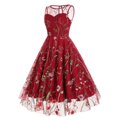 thumbnail image 3 of SMihono Robe d'Été pour Femmes Grande Taille Nouvelle Mode Décontractée Manches Longues Col Rond Chandail Contrasté Haut Vêtements pour Femmes Robe Chandail en Molleton, 3 of 8