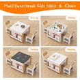 thumbnail image 1 of Ourlova Kids Table and Chair Set - 4-in-1 Wooden Activity Table with 2 Chairs and Storage Drawer, 1 of 7