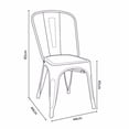 thumbnail image 2 of Nicer Furniture Tolix Black Side Chair, 2 of 2