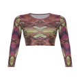 thumbnail image 1 of MesaSe T-shirt Manches Longues Imprimé à Manches Longues pour Femmes, 1 of 9