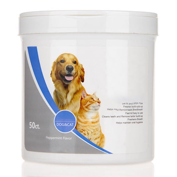 Dog Dental Care Wipes,50pcs Dog Teeth Cleaning Teeth Wipes Dog Teeth Cleaning Finger Wipes Performance Driven