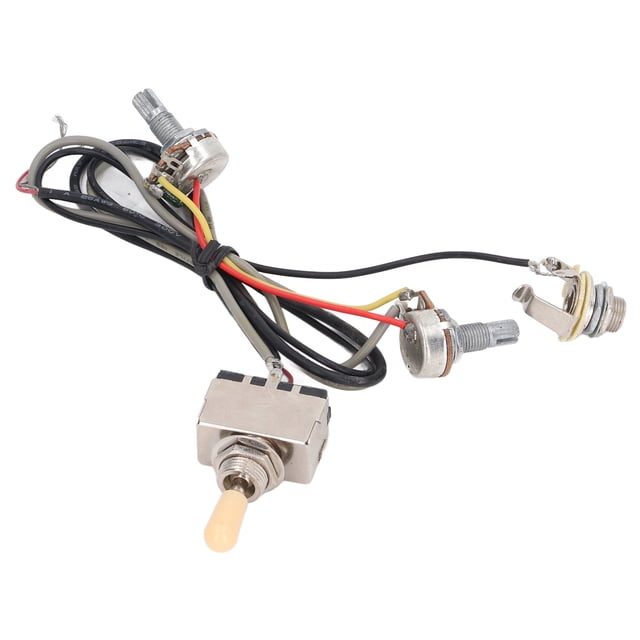 Electric Guitar Harness, Widely Compatible Electric Guitar Wiring Harness Metal Texture Anti Aging For Replacement