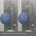thumbnail image 5 of Kohler 23218-Bl Awaken 2-In-1 Multifunction Shower Combo Kit Rotating Showerhead And Handshower Set 2.5 Gpm Matte Black, 5 of 5