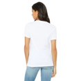 thumbnail image 2 of Bella + Canvas 6405 T-Shirt Décontracté Col en V pour Femmes - Blanc - 3TG, 2 of 2