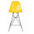 thumbnail image 1 of "<br>Tabouret Eames style Eiffel en chrome 28.5" Jaune, 1 of 1
