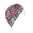 thumbnail image 1 of Turban Caps Multipurpose Pleated Supple to Touch Woman Accessories Sleep Hats Simple Design Breathable Polyester Women Hat Rose Pattern, 1 of 7