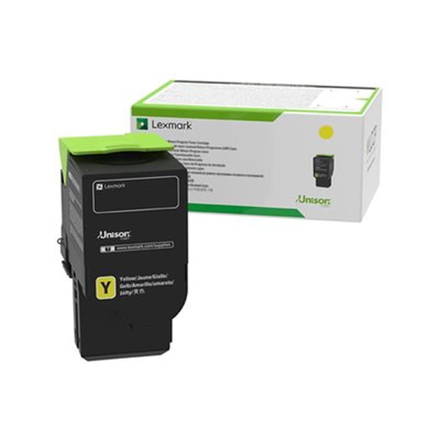 Lexmark - Rendement Très Élevé - Jaune - original - Cartouche de toner LCCP, Lexmark Corporate - pour Lexmark CS421dn, CS521dn, CS622de, CX421adn