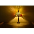 thumbnail image 4 of Tiffany Style Desk Lamp Table Lamp Bedroom Stained-Glass Bronze 14.5'' Height, 4 of 4