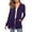 Violet Foncé, variante sur Fgnfyis Longs Cardigans pour Femmes à Manches Longues, Ouvert à l'Avant, Décontracté, Ample, Léger, Chandails Cardigan avec Poches, Violet Foncé, L