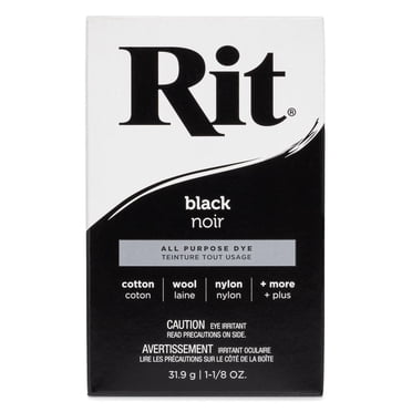 RIT All Purpose Powder Dye, Black, 32 g (1.1 oz)